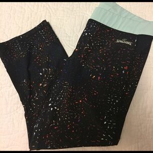Spalding leggings paint splatter design size M