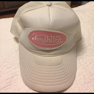 VonDutch white mesh SnapBack