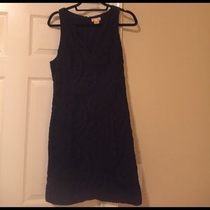 Lilly Pulitzer navy lace shift dress