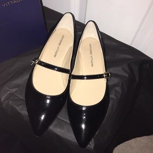 Adrienne Vittadini Frazier Mary Jane FlatSize 6.5