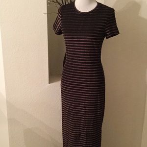 Stripped Maxi Dress
