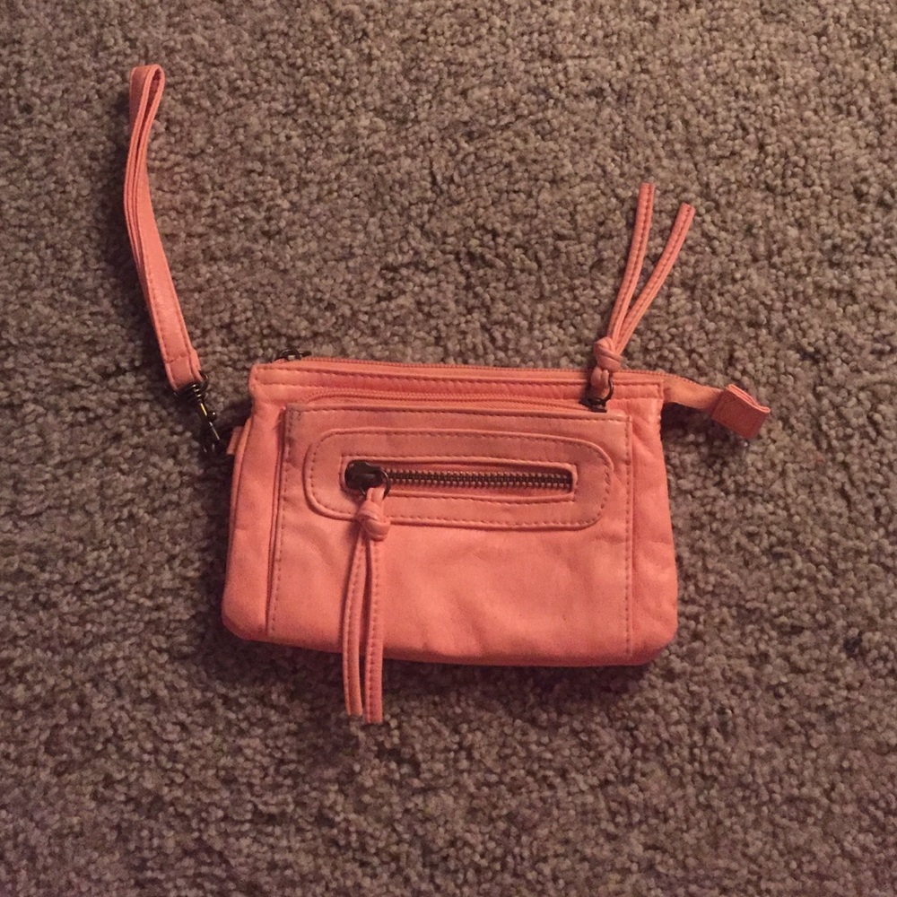 orange wristlet