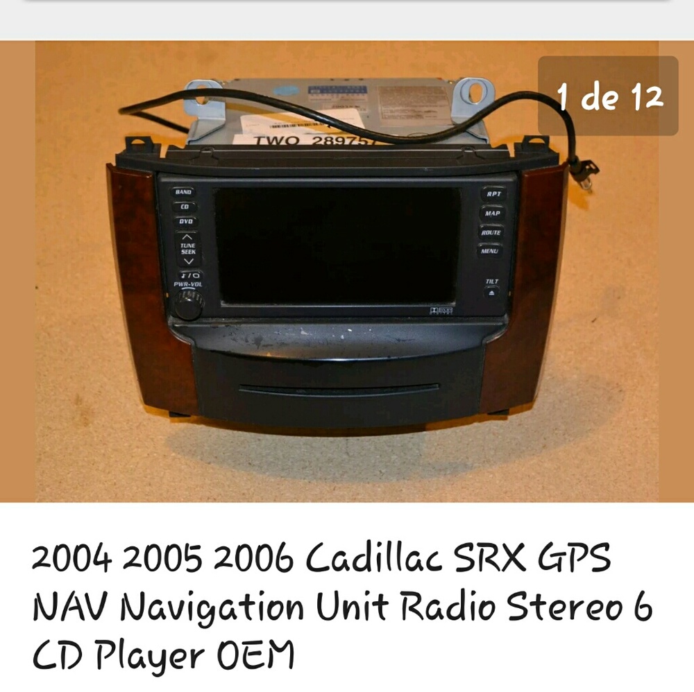2004 2005 2006 cadillac stereo cd gps. Price negot