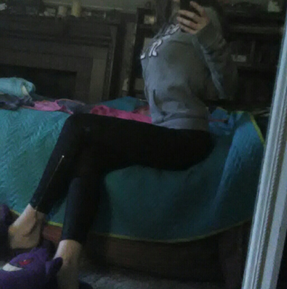 Medium grey Hollister hoodie