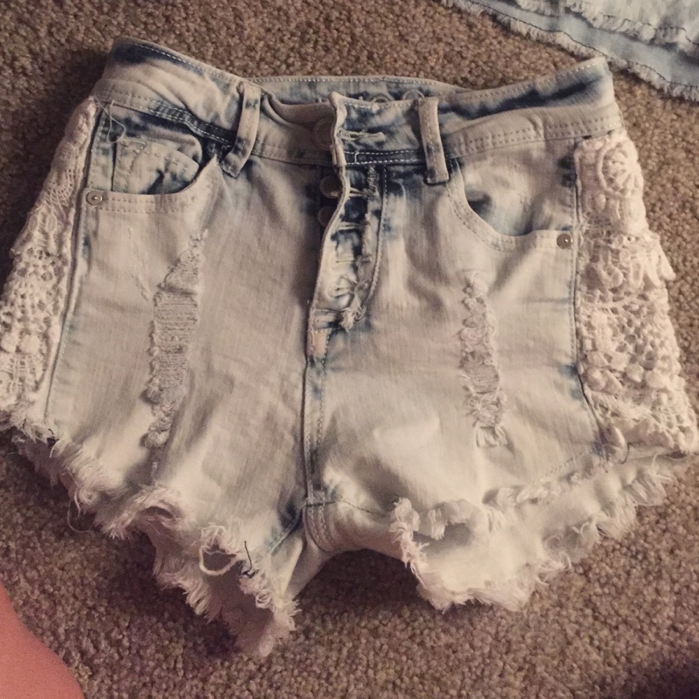 High waisted shorts: size 1