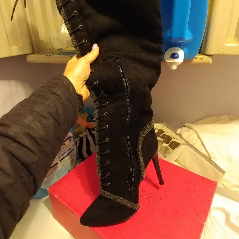 Knee high boots