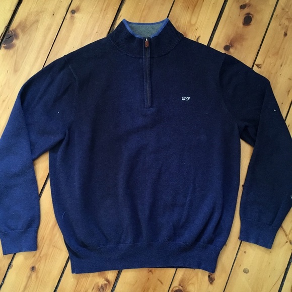 Vineyard Vines Half Zip Sweater - Picture 2 of 3