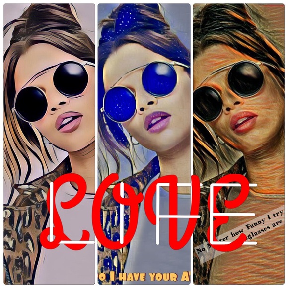 💋Nib/Missguided UK/Black Round w Metal Crossbar - Picture 7 of 7