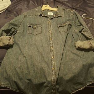 Denim shirt (not chambray)