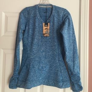 Blue outdoor research pullover
