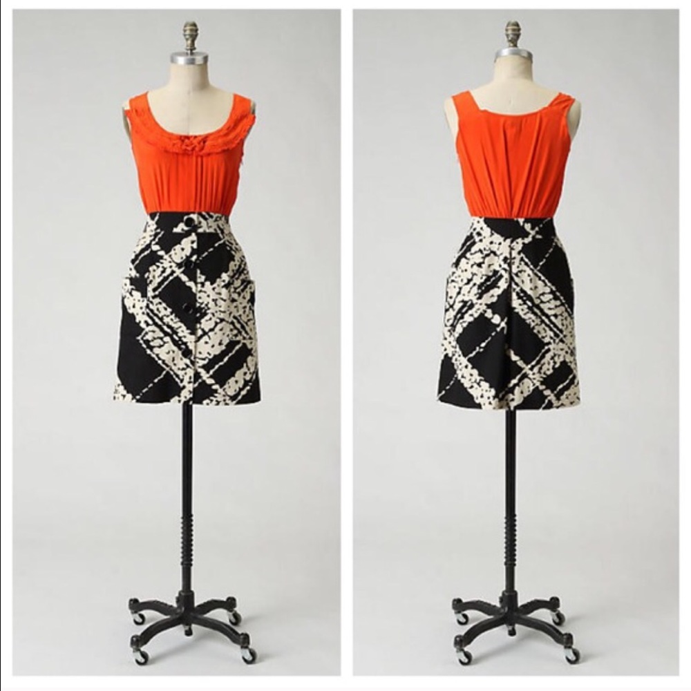 Anthro 'BUSTLING AVENUES DRESS'