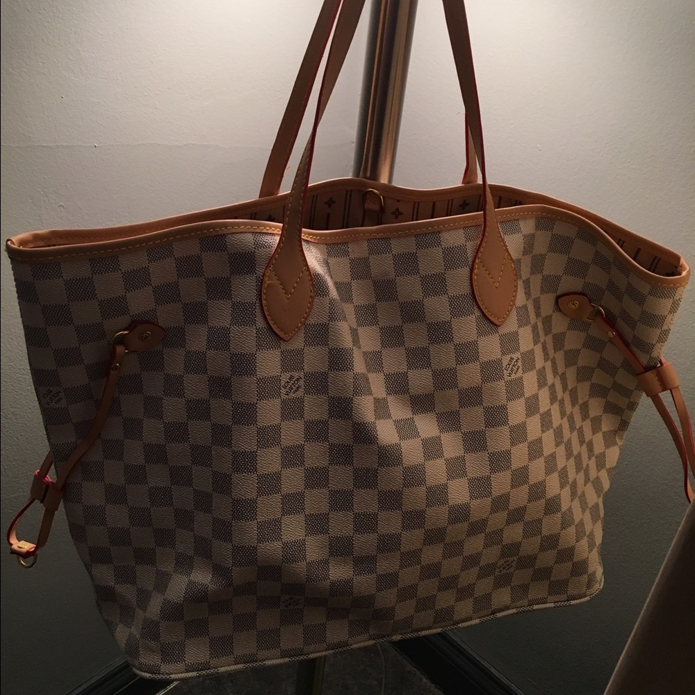 Faux Louis Vuitton tote shoulder bag