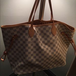 Faux Louis Vuitton tote shoulder bag