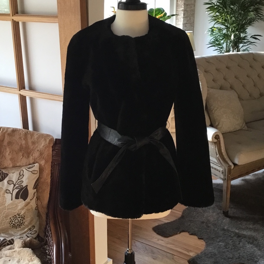 Faux fur jacket