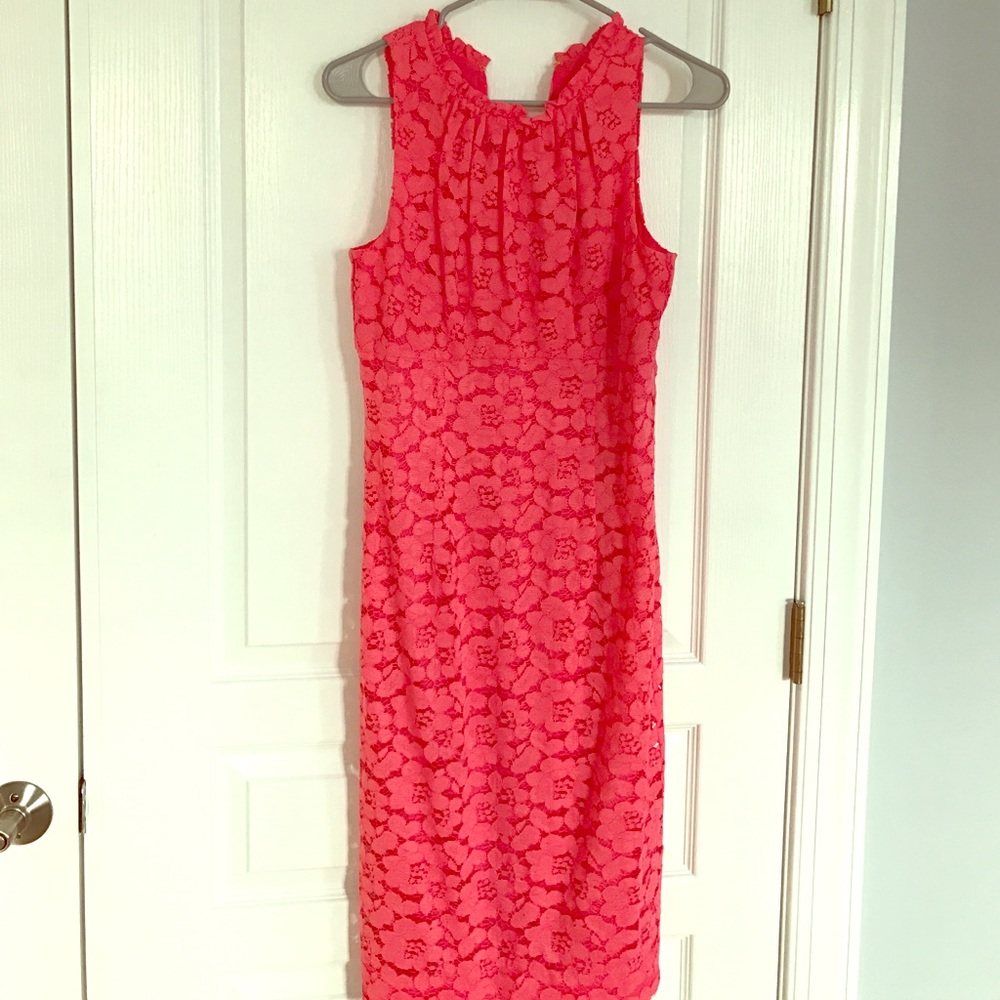 NWT Trina Turk Pink Cate Lace Dress