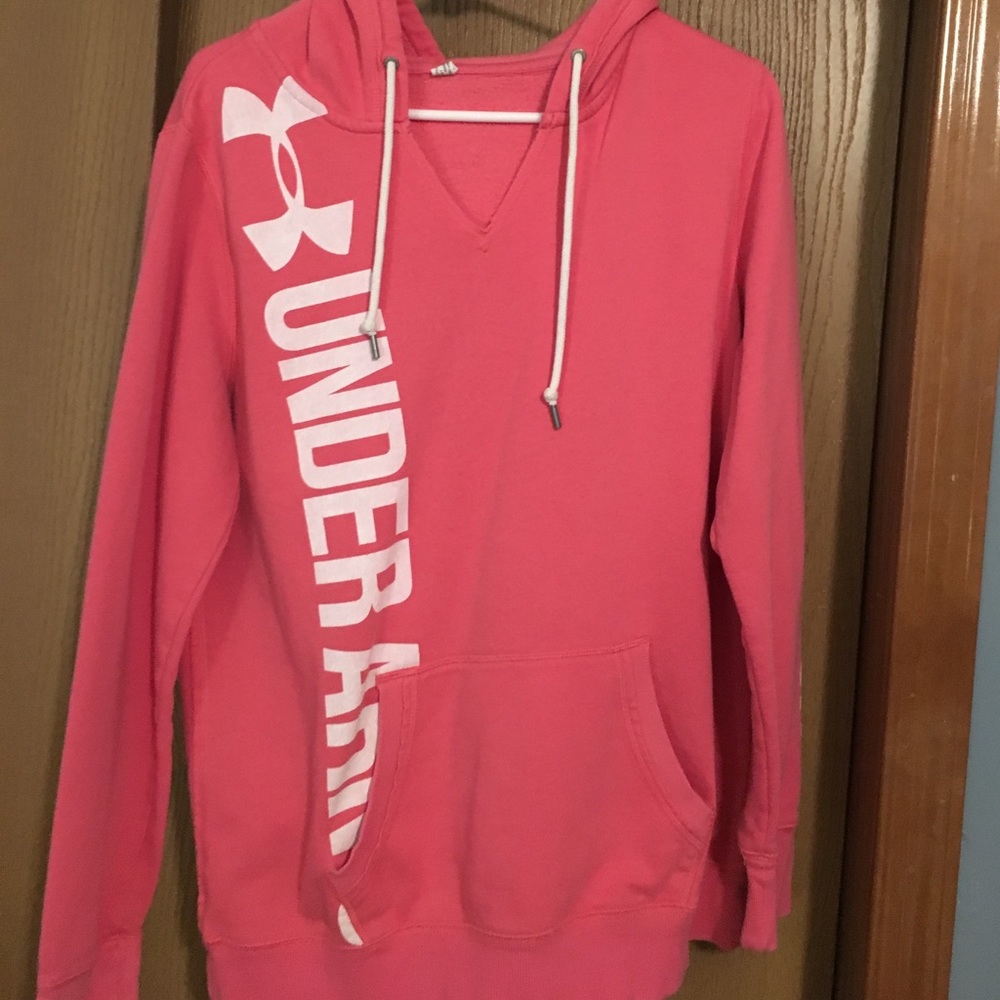 Under Armour pink hoodie L