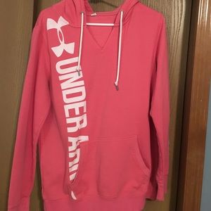 Under Armour pink hoodie L
