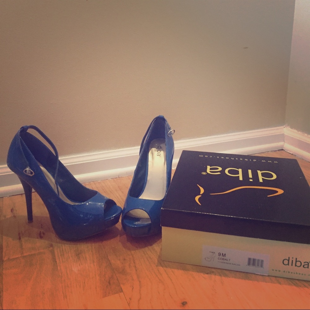Diba Blue Cobalt- Open Toe