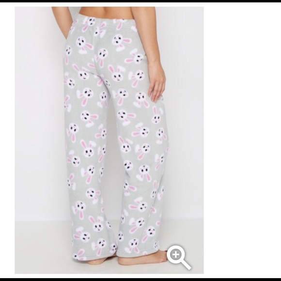 ✨Price Firm✨Grey Bunny Fleece Sleep Pants - Picture 2 of 2