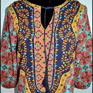 Boho Tunic Blouse Top Shirt Dress
Peasant Bohemian