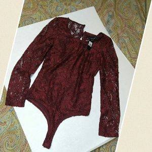 Street ​Wear Society Long Sleeve bodysuit blouse