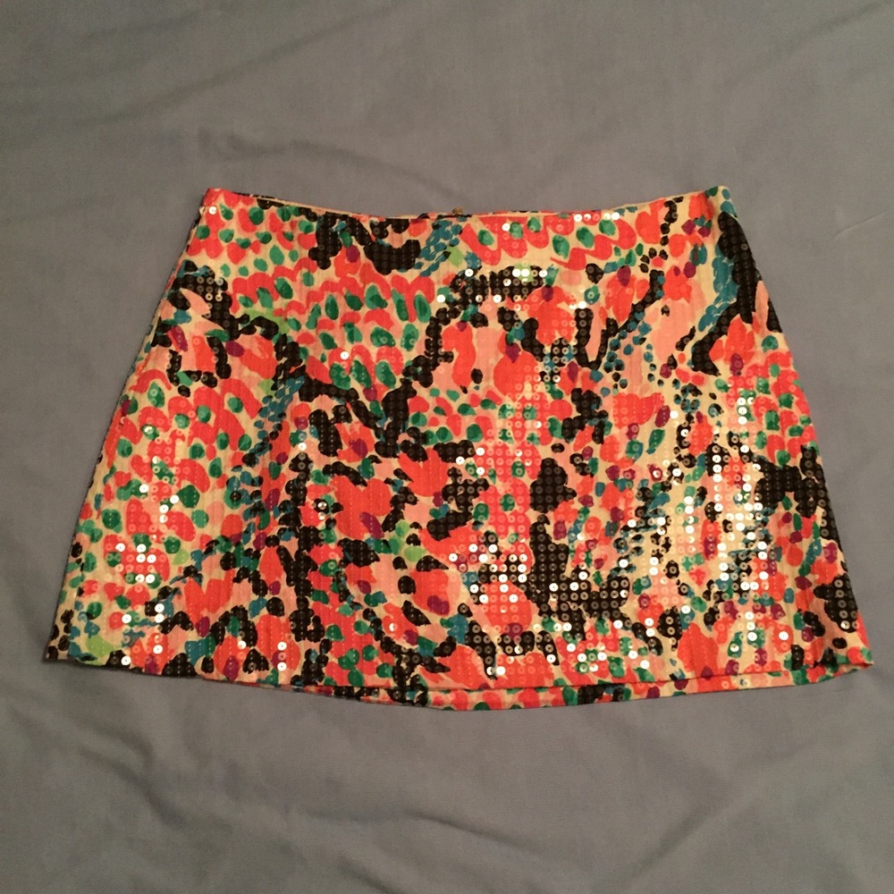 Lilly Pulitzer sequin mini skirt
