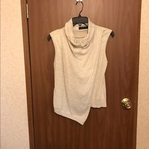 Mink pink asymmetrical  cowl turtleneck