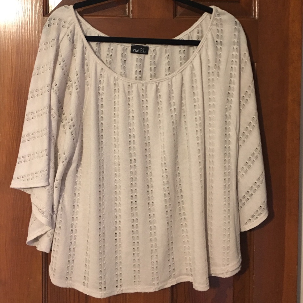 Rue 21 poncho shirt