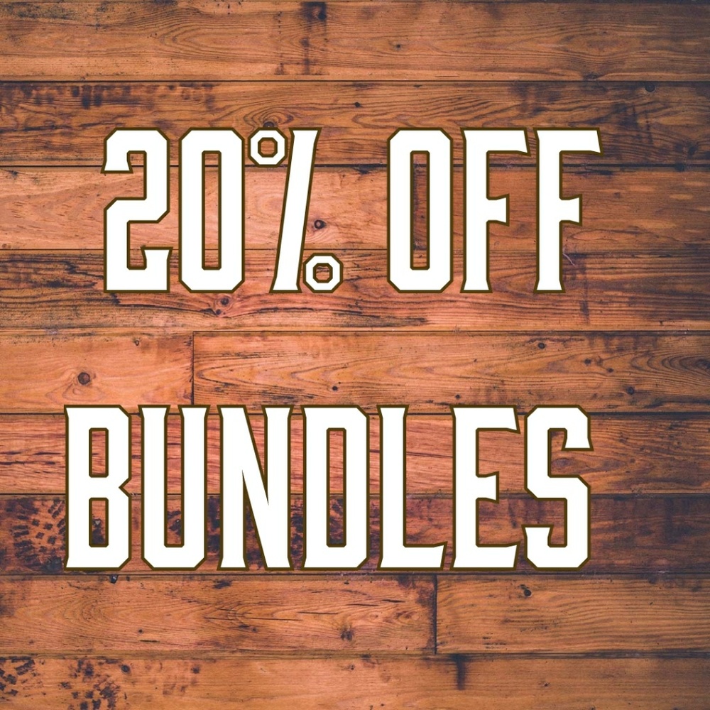 20% OFF Bundles of 2 or more items