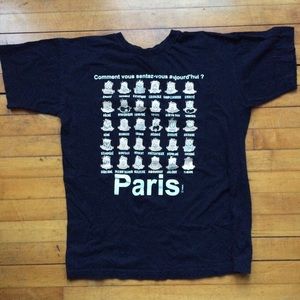 PARIS "how do you feel today?" Tshirt