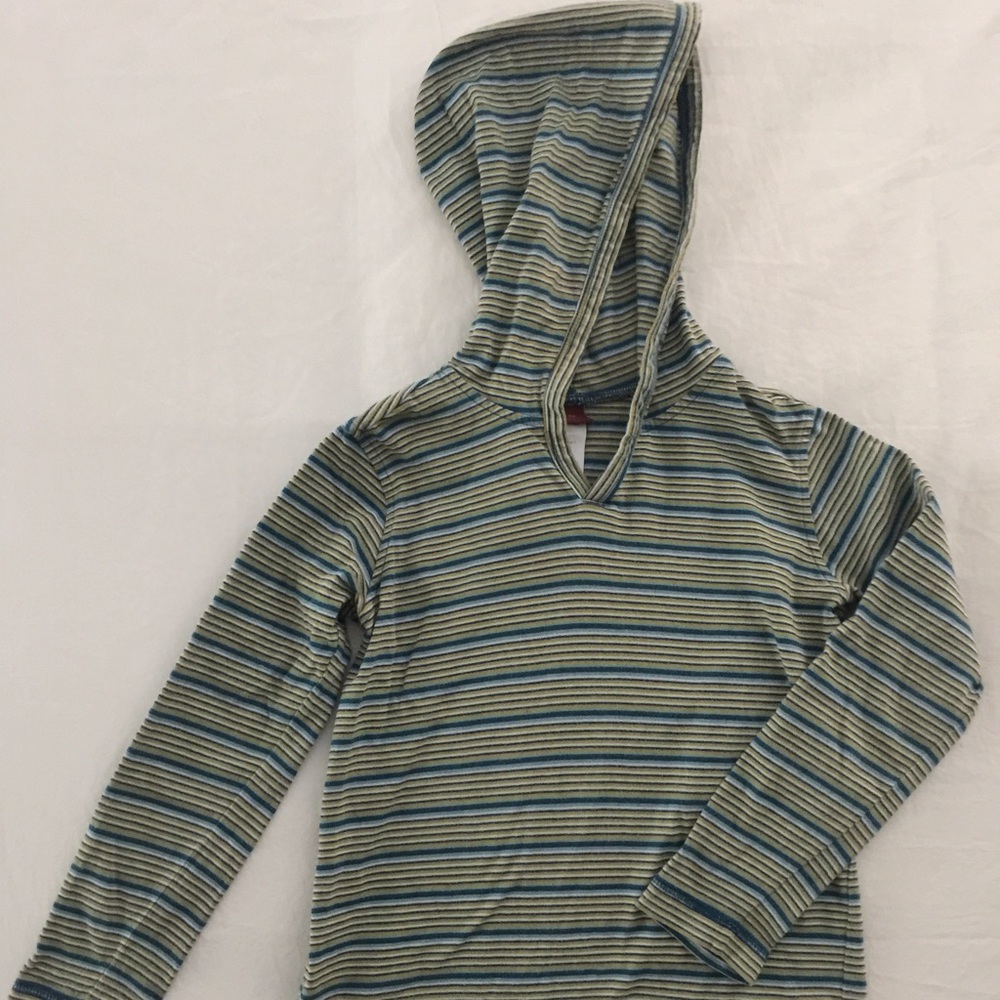 Tea Collection Striped Happy Hoodie