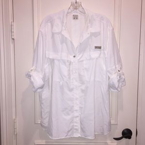 Columbia PFG - white long sleeve 2X