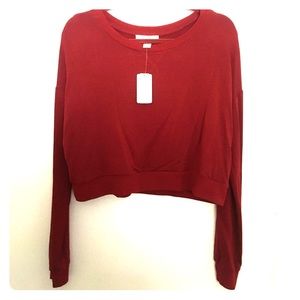Red sweatshirt