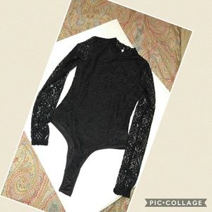 Street Wear Society long Sleeve Lace  Blouse