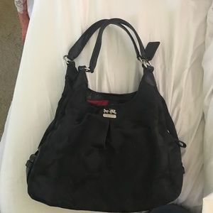 Coach black shoulder bag