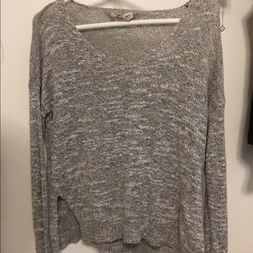 Hollister grey sweater