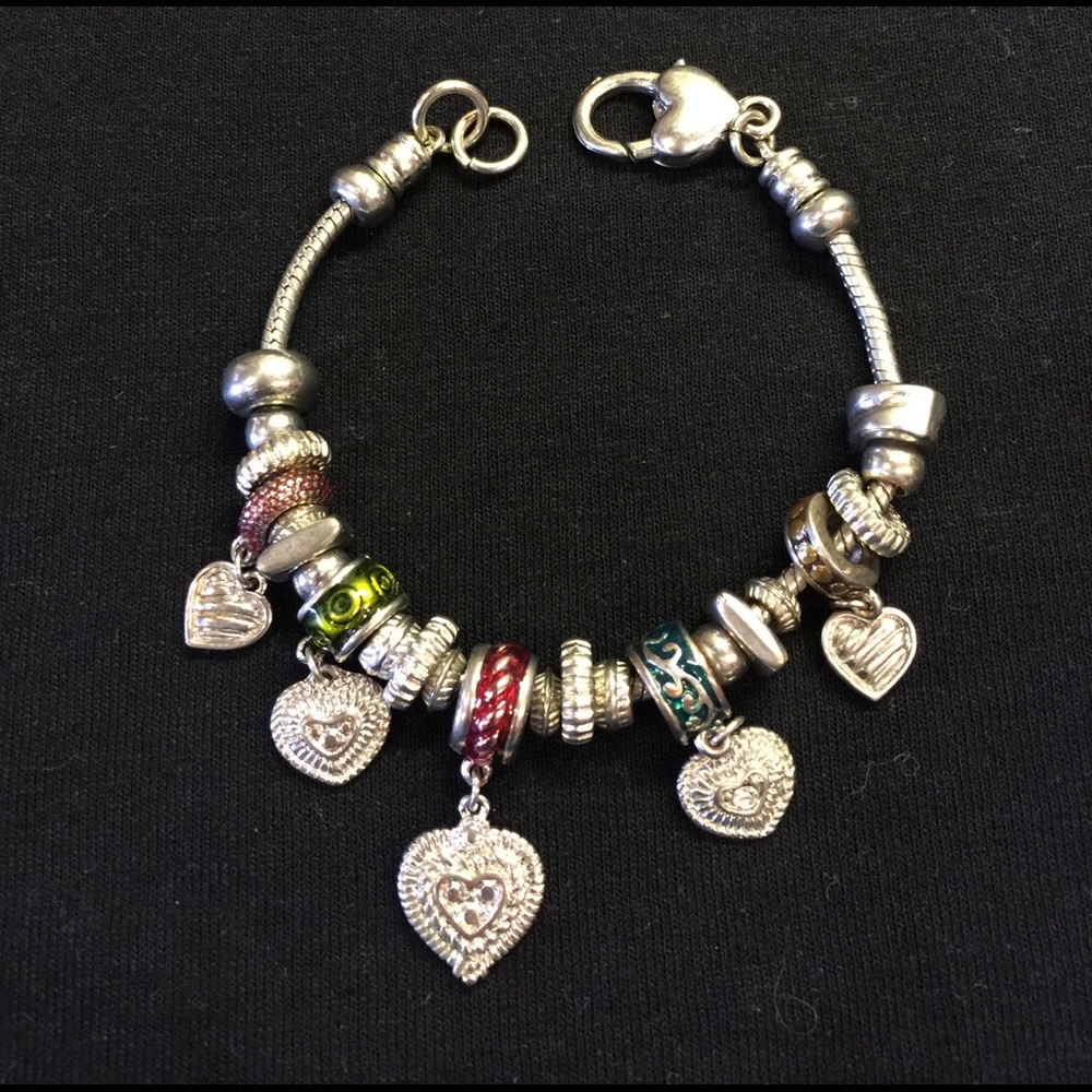Bay Studio Heart Charm Bracelet