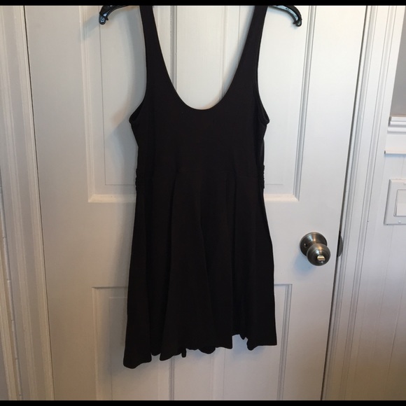 NWOT Hollister Skater Dress with Lace Cutout Black - Picture 4 of 4