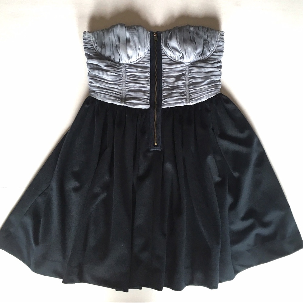 ⚡️SOLD⚡️ LaRok Blue Strapless Bustier Dress - Picture 4 of 6