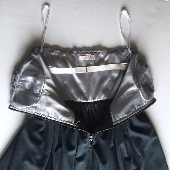 ⚡️SOLD⚡️ LaRok Blue Strapless Bustier Dress - Picture 6 of 6