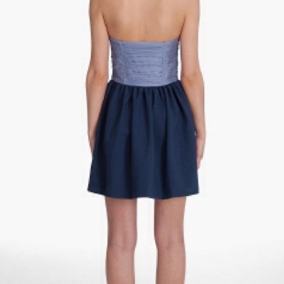 ⚡️SOLD⚡️ LaRok Blue Strapless Bustier Dress - Picture 2 of 6