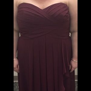 David's Bridal Bridesmaid Dress (long)