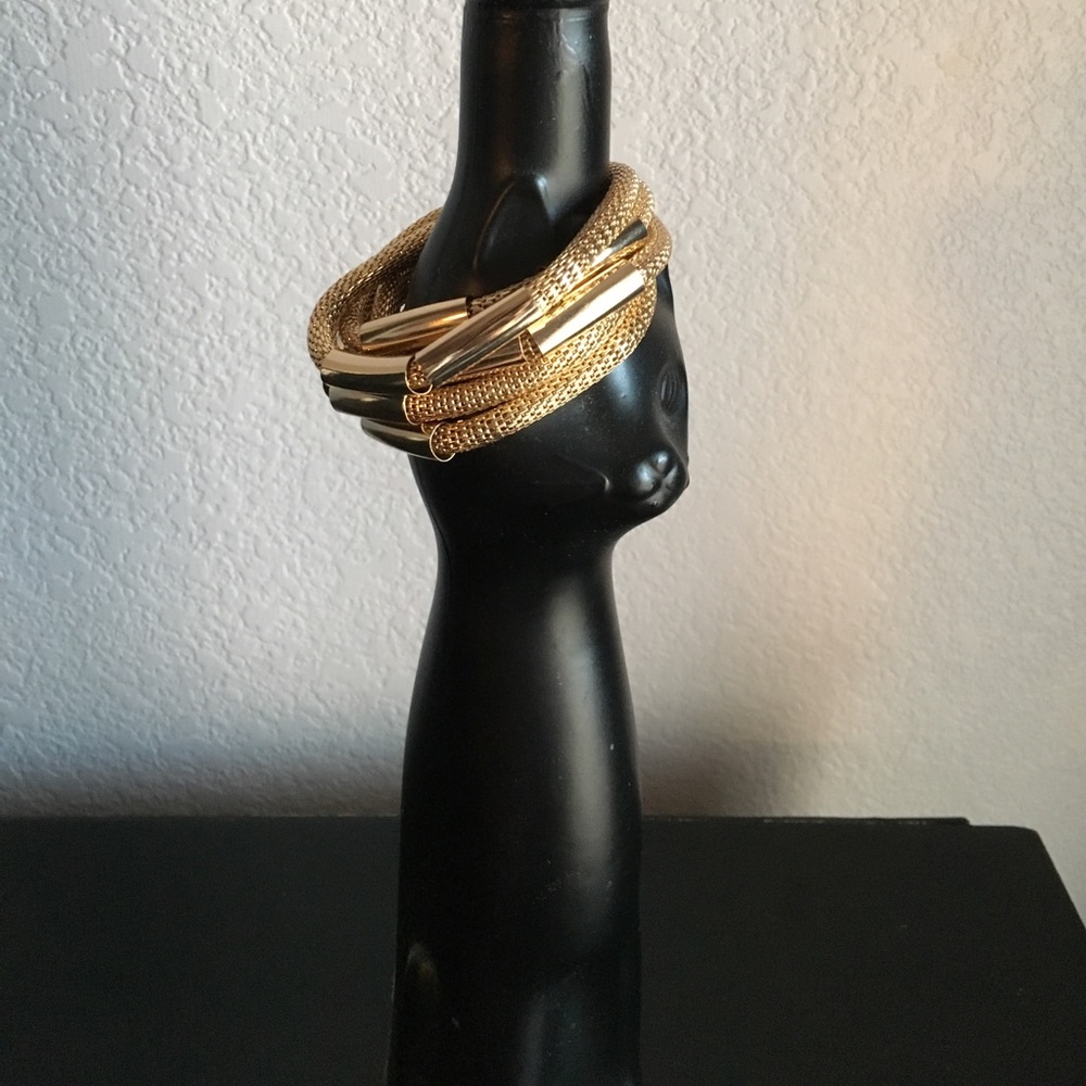 Snake chic bangles