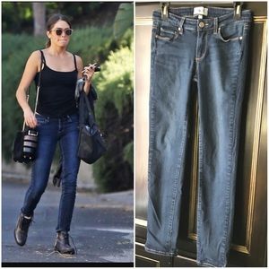 Paige jeans skyline ankle peg jeans dark wash 27