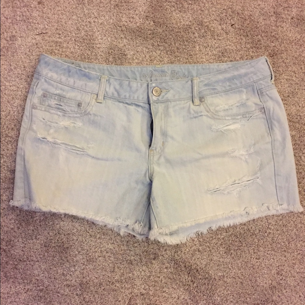 AE midi jean shorts!