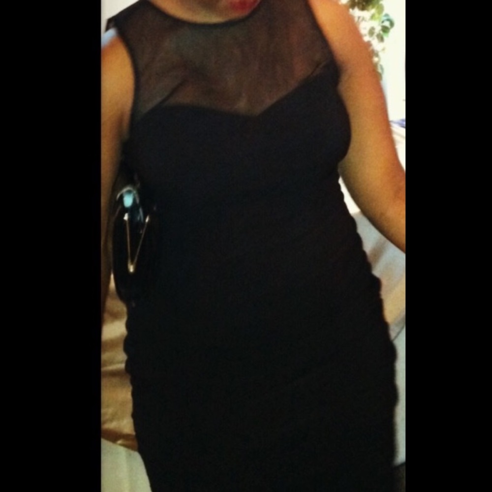 Eliza J Black Cocktail Dress Size 8