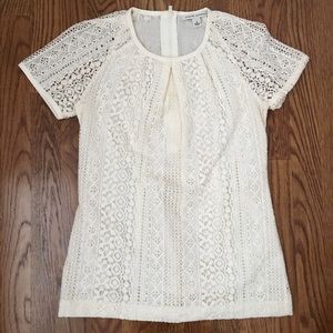 Lace/Crochet Banana Republic Top