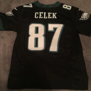 Authentic Philadelphia Eagles Black Celek Jersey