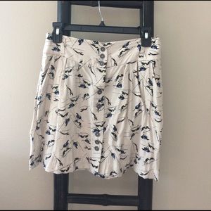 BCBG Generation greyhound print skirt