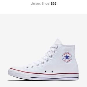 white high top converse
